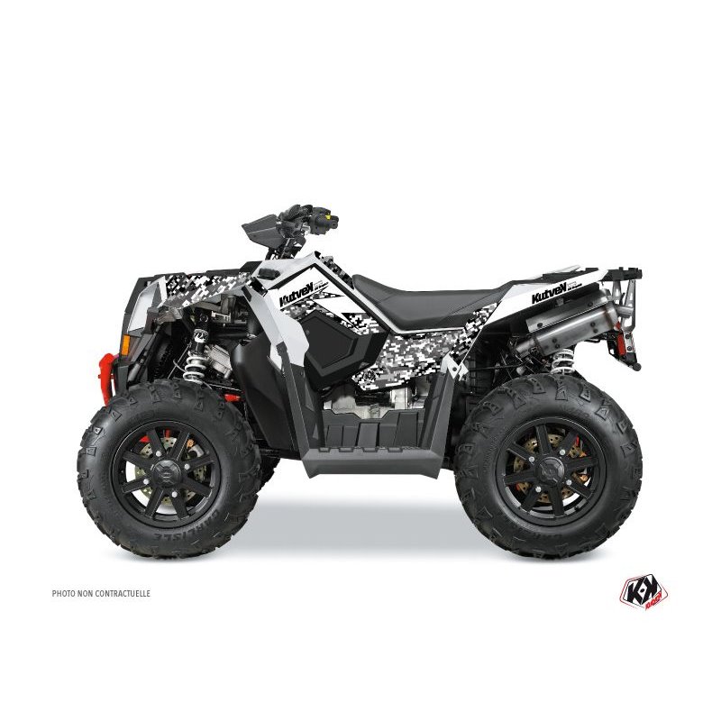 Kit Déco Quad Predator Polaris Scrambler 850-1000 XP Blanc (2015-2019)