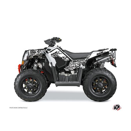 Kit Déco Quad Predator Polaris Scrambler 850-1000 XP Blanc (2015-2019)