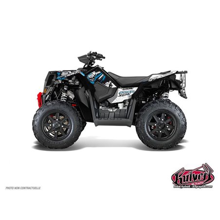 Kit Déco Quad Trash Polaris Scrambler 850-1000 XP Noir Bleu (2015-2019)