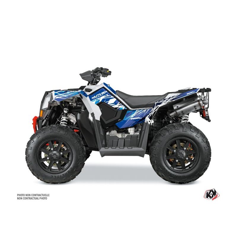 Kit Déco Quad Eraser Polaris Scrambler 850-1000 XP Bleu (2015-2019)