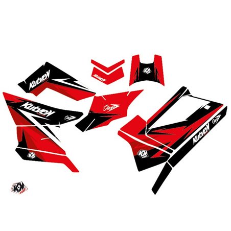 Kit Déco Quad Stage Polaris Scrambler 850-1000 XP Rouge (2015-2019)