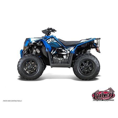 Kit Déco Quad Graff Polaris Scrambler 850-1000 XP Bleu FULL (2015-2019)