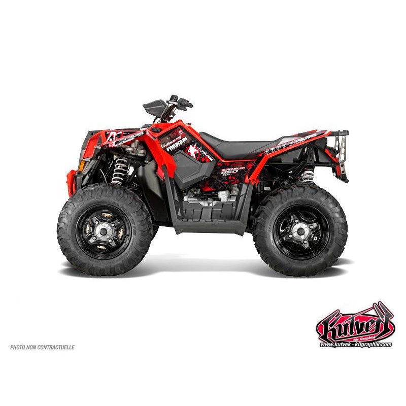 Kit Déco Quad Freegun Polaris Scrambler 850-1000 XP Rouge (2015-2019)