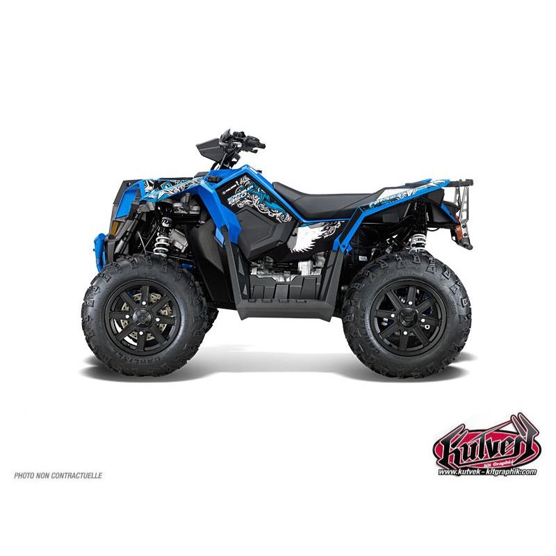 Kit Déco Quad Demon Polaris Scrambler 850-1000 XP Bleu (2015-2019)