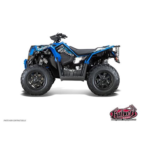 Kit Déco Quad Demon Polaris Scrambler 850-1000 XP Bleu (2015-2019)