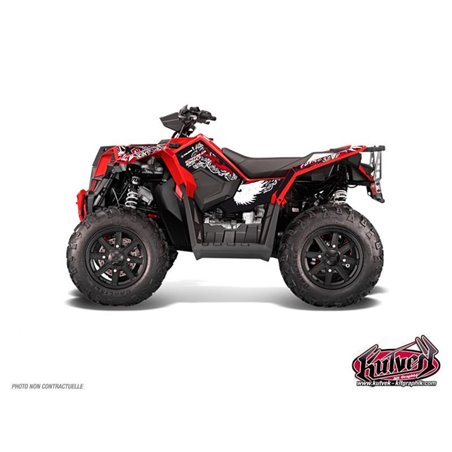 Kit Déco Quad Demon Polaris Scrambler 850-1000 XP Rouge (2015-2019)