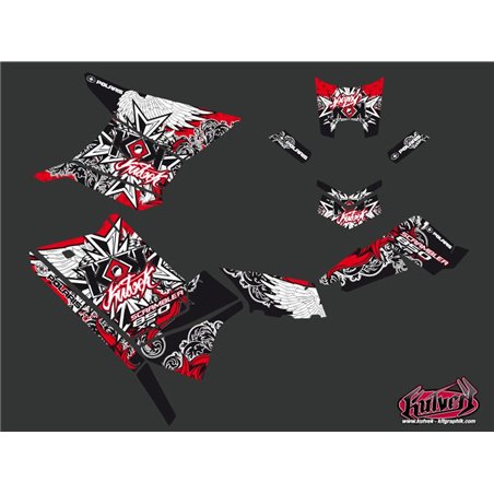 Kit Déco Quad Demon Polaris Scrambler 850-1000 XP Rouge (2015-2019)