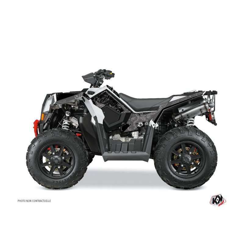 Kit Déco Quad Zombies Dark Polaris Scrambler 850-1000 XP Noir (2015-2019)