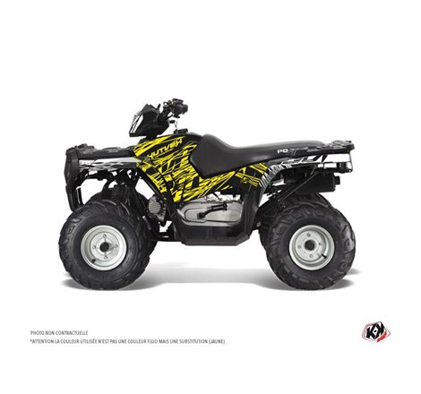 Kit Déco Quad Eraser Fluo Polaris 90 Sportsman Jaune (2007-2016)