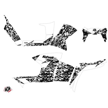 Kit Déco Quad Predator Polaris 90 Sportsman Blanc (2007-2016)