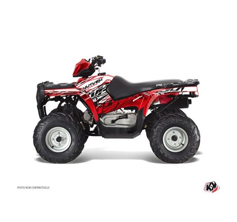 Kit Déco Quad Eraser Polaris 90 Sportsman Rouge Blanc (2007-2016)