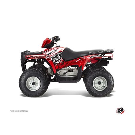 Kit Déco Quad Eraser Polaris 90 Sportsman Rouge Blanc (2007-2016)