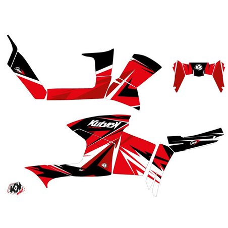 Kit Déco Quad Stage Polaris 90 Sportsman Rouge (2007-2016)