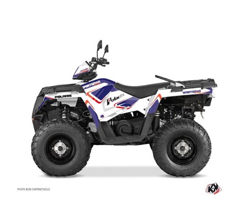 Kit Déco Quad Vintage Polaris 450 Sportsman Bleu (2018-2020)