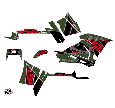 Kit Déco Quad Visor Polaris 450 Sportsman Vert (2018-2020)