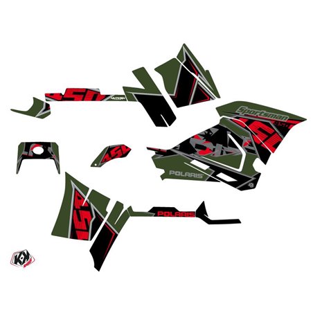 Kit Déco Quad Visor Polaris 450 Sportsman Vert (2018-2020)