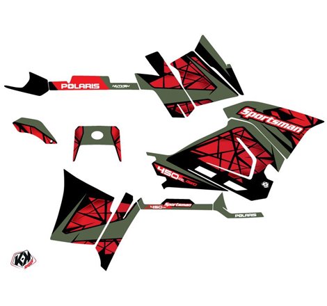 Kit Déco Quad Spin Polaris 450 Sportsman Rouge (2018-2020)
