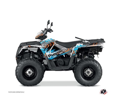 Kit Déco Quad Lifter Polaris 450 Sportsman Orange Bleu (2018-2020)