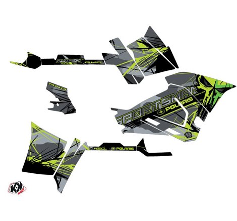 Kit Déco Quad Evil Polaris 450 Sportsman Gris Vert (2021-2023)