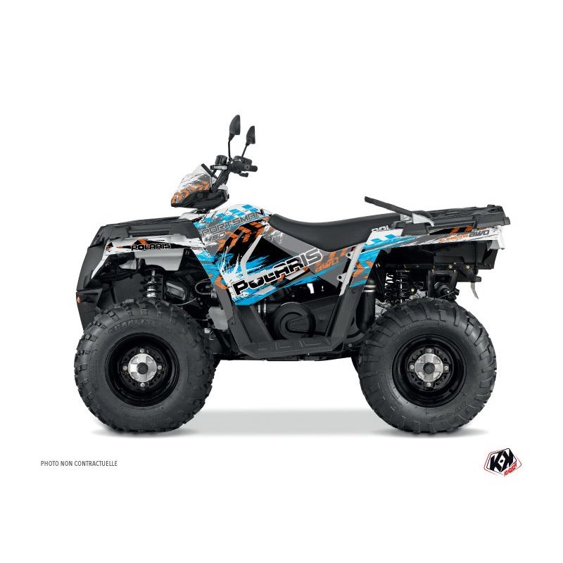 Kit Déco Quad Lifter Polaris 450 Sportsman Orange Bleu (2021-2023)