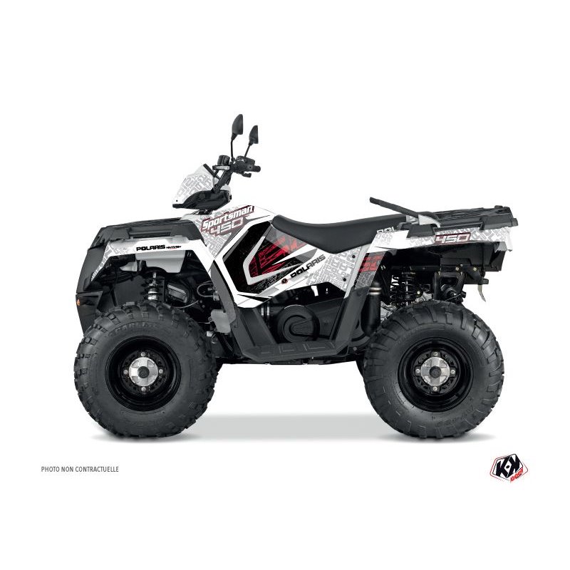 Kit Déco Quad Rock Polaris 450 Sportsman Blanc (2021-2023)