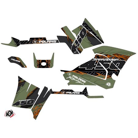 Kit Déco Quad Action Polaris 450 Sportsman Vert (2021-2023)