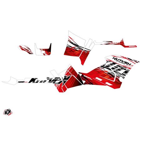 Kit Déco Quad Eraser Polaris 450 Sportsman Rouge Blanc (2021-2023)
