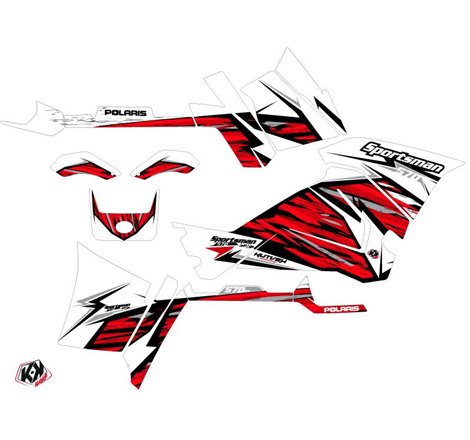 Kit Déco Quad Jungle Polaris 570 Sportsman Touring Rouge (2014-2017)
