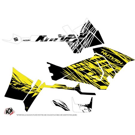 Kit Déco Quad Eraser Fluo Polaris 570 Sportsman Touring Jaune (2014-2017)