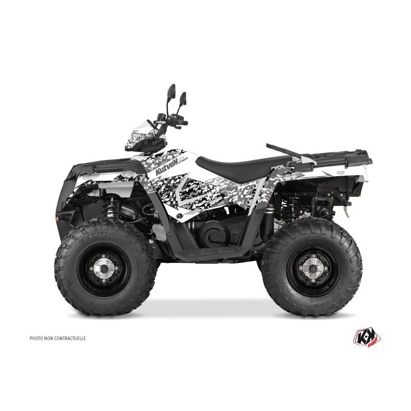 Kit Déco Quad Predator Polaris 570 Sportsman Touring Blanc (2014-2017)