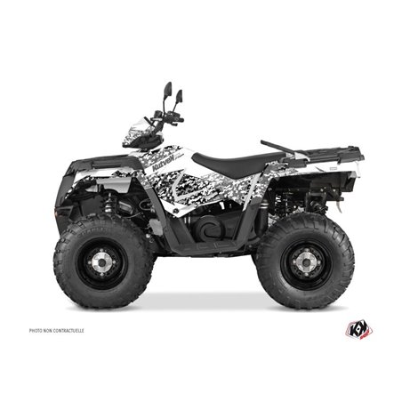 Kit Déco Quad Predator Polaris 570 Sportsman Touring Blanc (2014-2017)