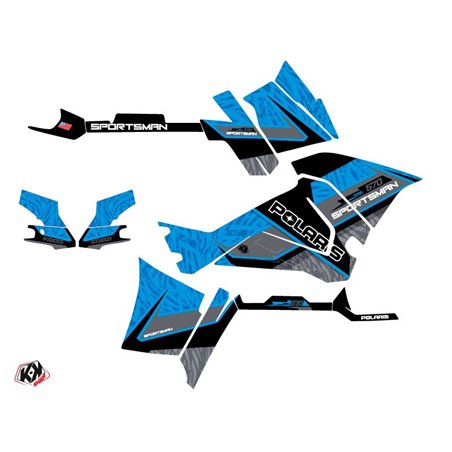 Kit Déco Quad Serie Polaris 570 Sportsman Touring Bleu (2014-2017)