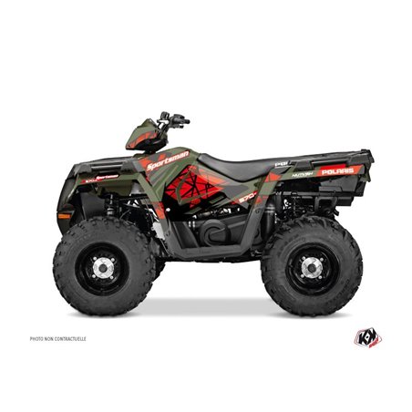 Kit Déco Quad Spin Polaris 570 Sportsman Touring Rouge (2018-2023)