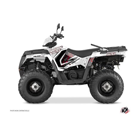 Kit Déco Quad Rock Polaris 570 Sportsman Touring Blanc (2018-2023)