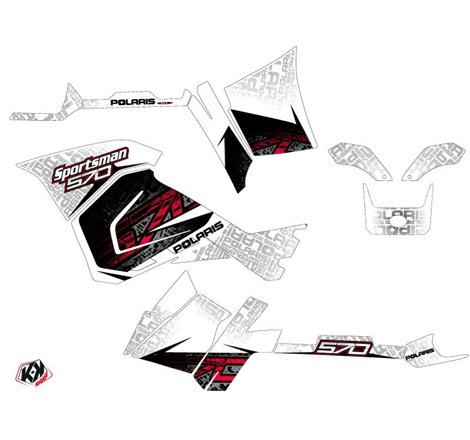 Kit Déco Quad Rock Polaris 570 Sportsman Touring Blanc (2018-2023)