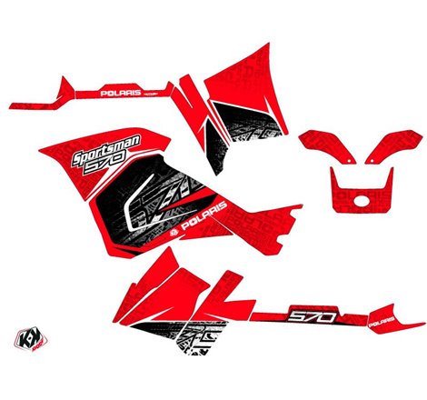 Kit Déco Quad Rock Polaris 570 Sportsman Touring Rouge (2018-2023)