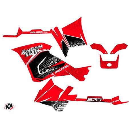 Kit Déco Quad Rock Polaris 570 Sportsman Touring Rouge (2018-2023)
