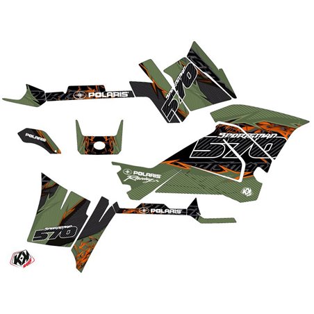 Kit Déco Quad Action Polaris 570 Sportsman Touring Vert (2018-2023)