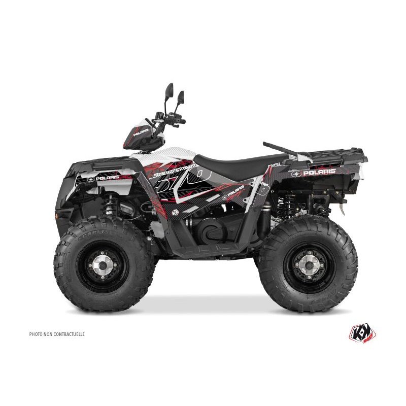 Kit Déco Quad Action Polaris 570 Sportsman Touring Rouge (2018-2023)