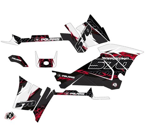 Kit Déco Quad Action Polaris 570 Sportsman Touring Rouge (2018-2023)