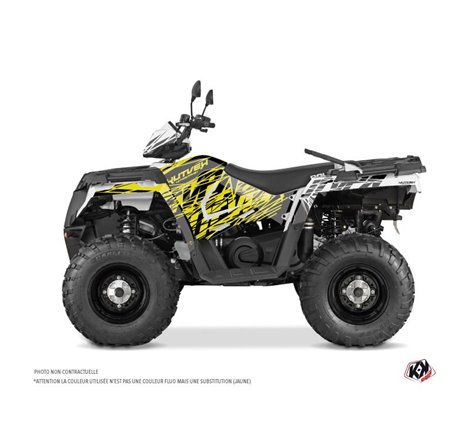 Kit Déco Quad Eraser Fluo Polaris 570 Sportsman Touring Jaune (2018-2023)
