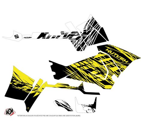 Kit Déco Quad Eraser Fluo Polaris 570 Sportsman Touring Jaune (2018-2023)