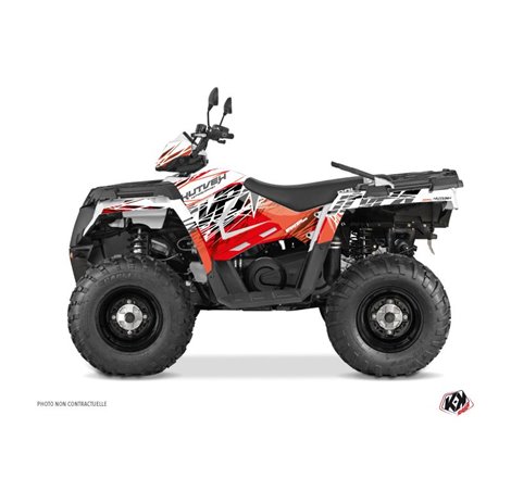Kit Déco Quad Eraser Polaris 570 Sportsman Touring Rouge Blanc (2018-2023)