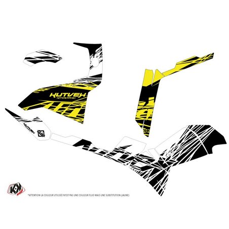 Kit Déco Quad Eraser Fluo Polaris 500-800 Sportsman Forest Jaune (2011-2023)