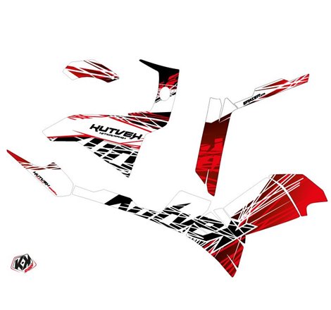 Kit Déco Quad Eraser Polaris 500-800 Sportsman Forest Rouge Blanc (2011-2023)