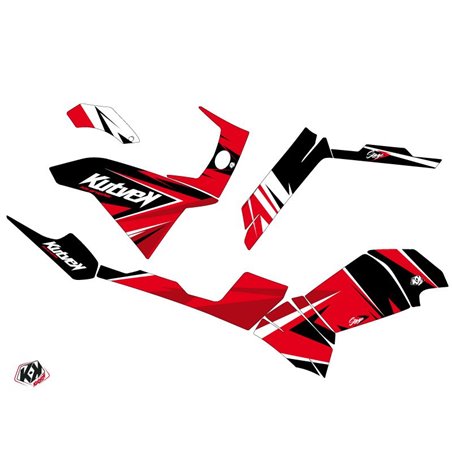 Kit Déco Quad Stage Polaris 500-800 Sportsman Forest Rouge (2011-2023)