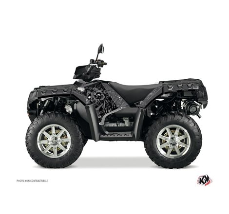 Kit Déco Quad Zombies Dark Polaris 500-800 Sportsman Forest Noir (2011-2023)