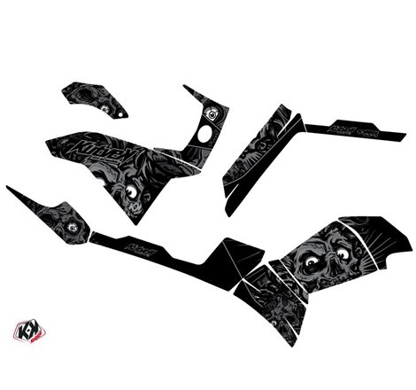 Kit Déco Quad Zombies Dark Polaris 500-800 Sportsman Forest Noir (2011-2023)