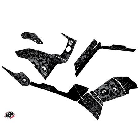 Kit Déco Quad Zombies Dark Polaris 500-800 Sportsman Forest Noir (2011-2023)