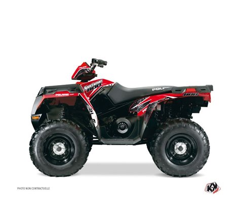 Kit Déco Quad Rock Polaris 800 Sportsman Forest Rouge (2011-2023)